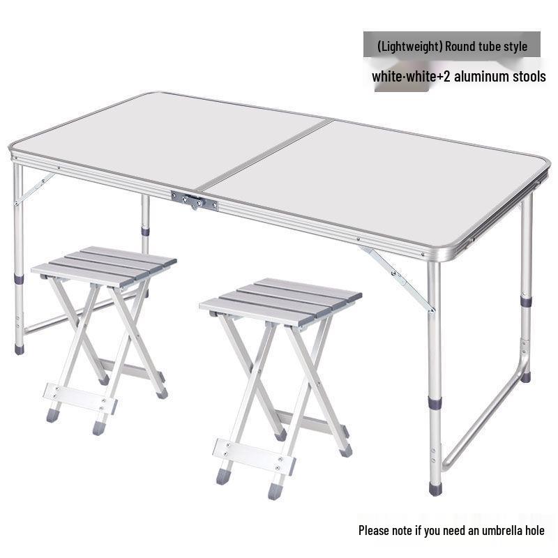 Portable Outdoor Folding Table & Chairs for Street Vendors and Camping