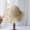 sun hat floral fashion Style bucket hat Multicolor Foldable Sun Crochet Hat For Beach, Travel And Vacation handmade straw hat