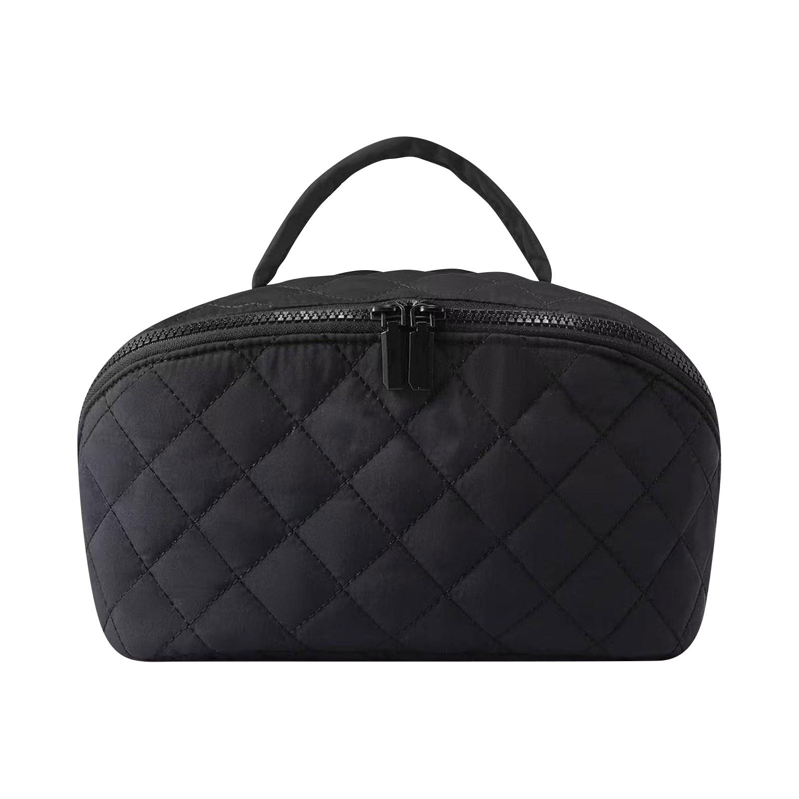 

Multifunctional Large Capacity Makeup Bag Waterproof Convenient Toiletries Bag High-end Travel Carrying Storage Bag Cosmetic Bag One Size чорний