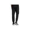 Adidas Solid Color Elastic Waist Joggers Men Bottoms Black HE5152