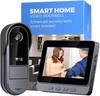 ZAIDER Video Doorbell Intercom with Camera - No Installation Required [Two-Way Audio/Automatic Recording/Night Vision] Wireless 2.4GHz Wireless Doorbe