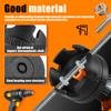 Nut Zipper Drill Attachment for Fast Nut and Bolt Removal Wing Nut Driver Drill Bit Set, Screw and Bolt Extractor Kit for Impact
