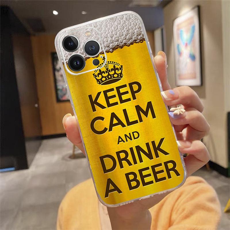 

Summer Beer Phone Case Carcasa Funda For iPhone 17 Pro Max Air 16 15 14 13 Pro Max 15 16 Pro 15Plus Case iphone 16