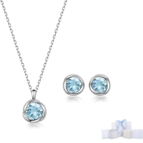 

Ожерелье Серьги Комплект Камень Месяца Перидот Натуральный Камень Серебряный Кулон Металлический Гипоаллергенный Аксессуар Одиночное Украшение Популярный Подарок На День Рождения Рождество