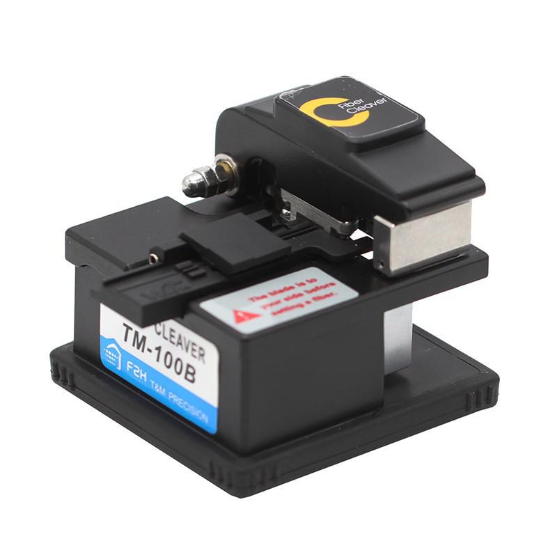 FTTH Fiber Optic Cold Fusion Kit: Power Meter, Cleaver, Miller Pliers, and Tool Bag