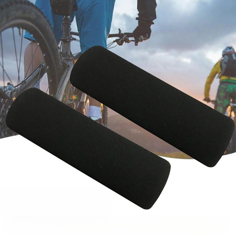 Motorcycle Handle Cover Slip On Foam Anti Vibration Soft Comfort Handlebar Grip Cover Bike Parts Grips Cover Motor Supplies 2PCS