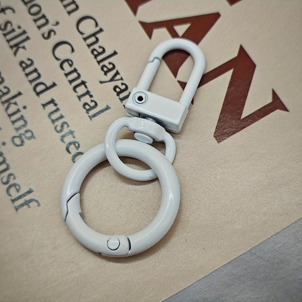 Handmade DIY Jewelry Making Keychain Hanging Ring Colorful Spring Buckle Candy Color Doll Bag Buckle Universal Buckle