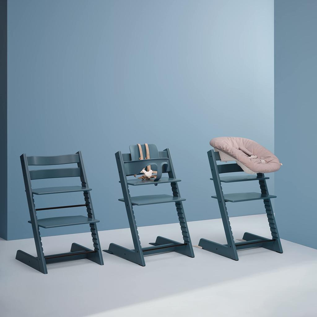 Stokke Tripp Trapp Fjord Blue Main Unit 1 Piece Assembly Wooden Baby Products Baby Furniture Support Meal Durable Height Adjustable YX01-773