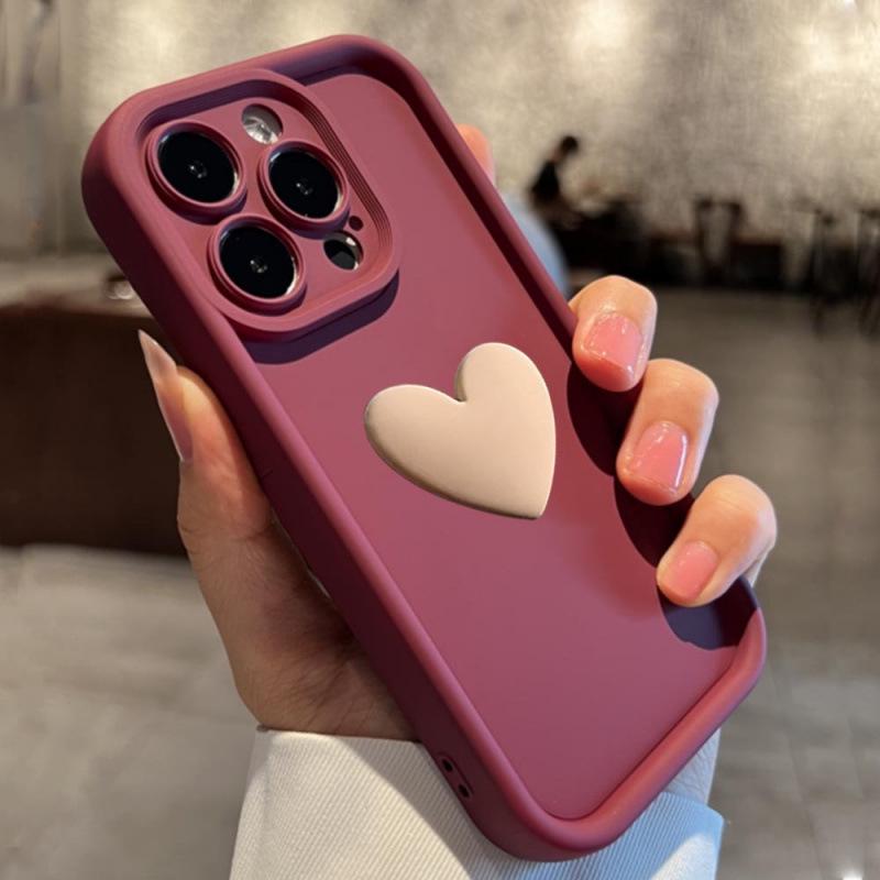 Apple 17 iPhone 16E/15 ProMax Case: Women's 3D Coffee Doll Bear Soft Shell