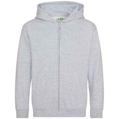 Childrens/Kids Heather Full Zip Hoodie
