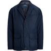 Polo Solid Color Single Breasted Long Sleeve Jacket Men Jackets Dark-Blue MNPOOTW17I20015-410