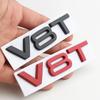 For Audi RS3 3D Metal Car Fender Side Emblem V6T V8T Logo For Audi S4 A4 B7 V6T Sticker A6 Golf 4 C7 SQ7 Q8 R8 S8 RS8 V8T Badge Accessories