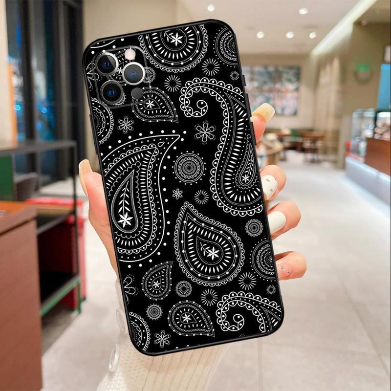 Paisley Pattern Phone Case For iPhone 17 16 15 14 13 11 12 Pro Max mini 16 Plus 16e 17 Air Protective Cover