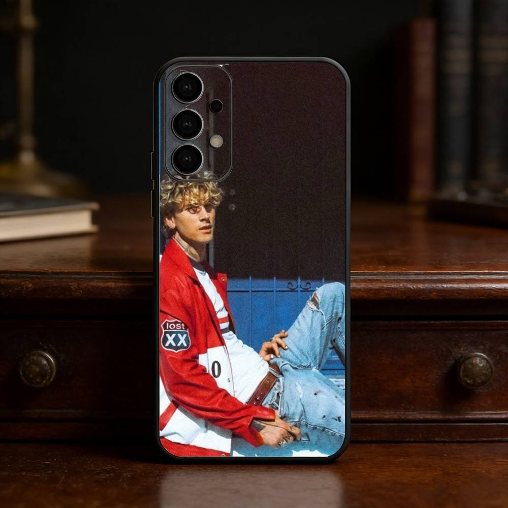 MGK LOST A-AMERICANA Phone Case For Samsung S25,S24,S21,S22,S23,S30,Ultra,S20,Plus,Fe,Lite Black Shell