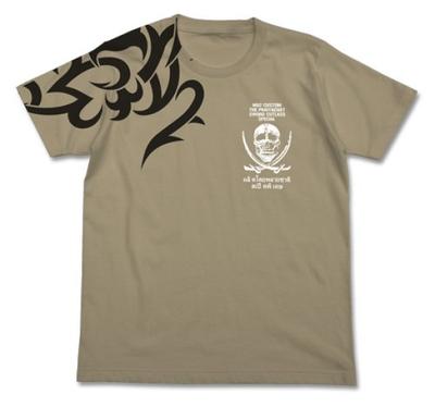 Cospa Black Lagoon Levi Tattoo SAND KHAKI XL Size T-shirt