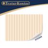 Dollhouse Adhesive Wallpaper, 3 Sheets, 1:12 Scale, Modern Art Deco Wallpaper (Cream Stripe)