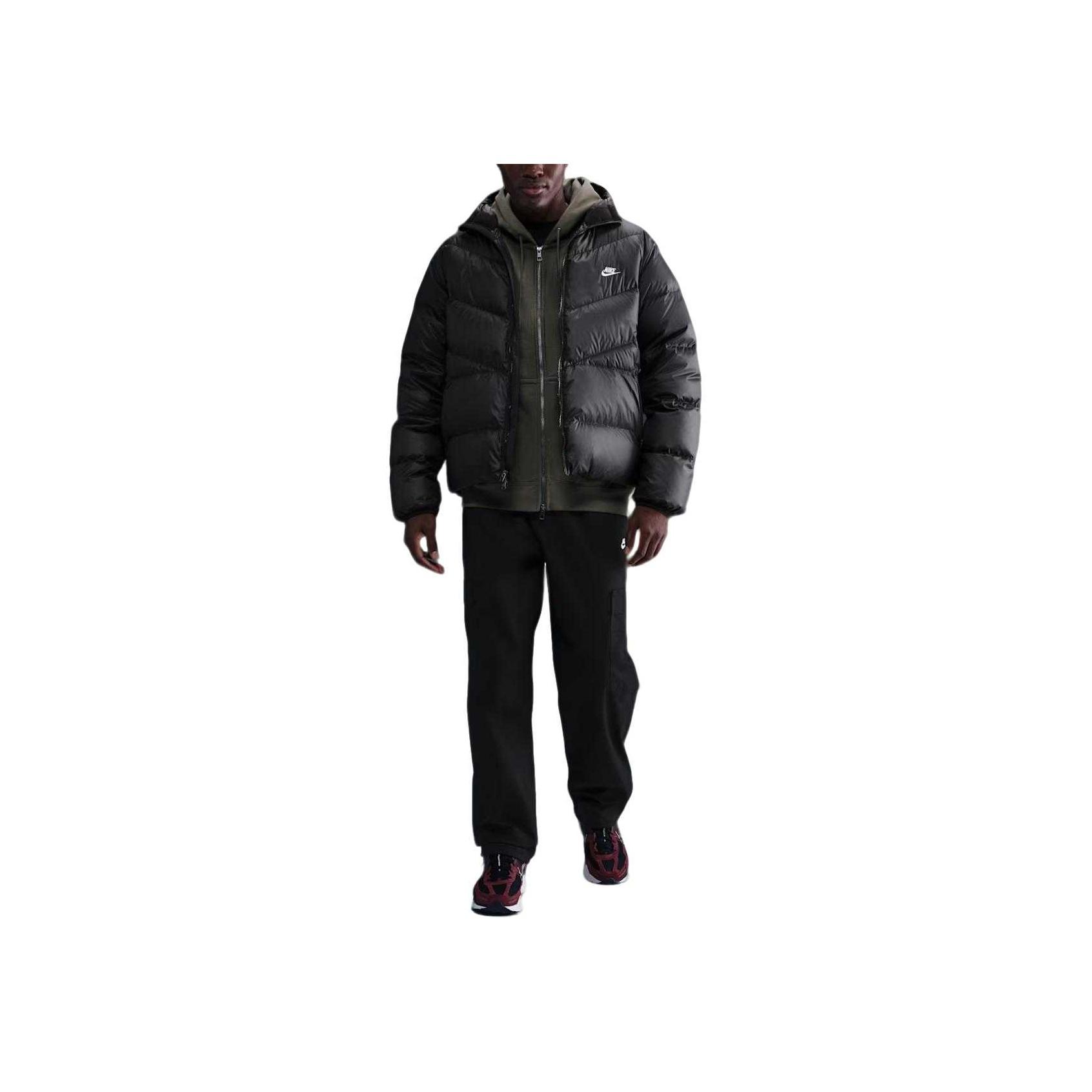 Nike Windrunner Мягкая Удобная Повседневная Нежная к Коже Пуховик Мужская Куртка HQ7790-011 M