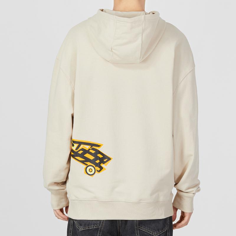 PUMA Classics Street Sport Hoodie With Letter Logo Men Tops Khaki 539966-88