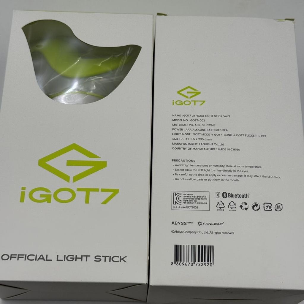 GOT7 Official Light Stick Ver.3 Fluorescent Stick Bird Light Third Generation Same Style