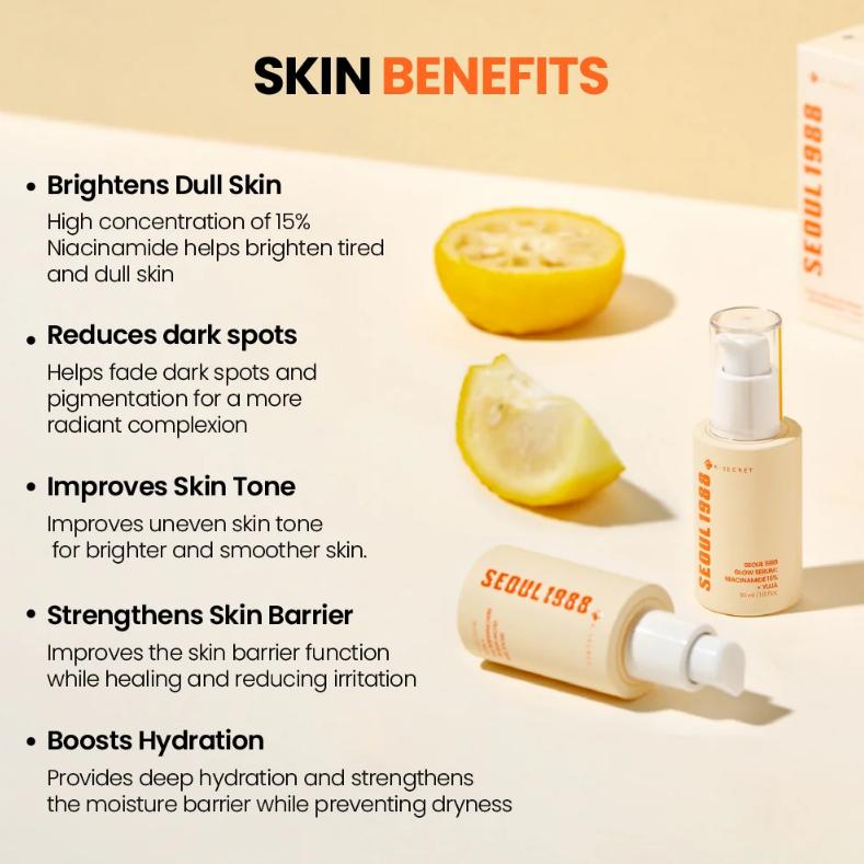 K-SECRET SEOUL 1988 YUJA GLOW SERUM 30ml