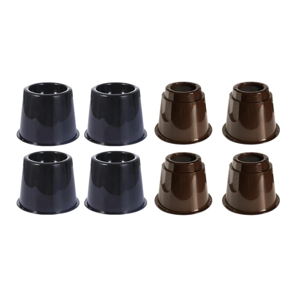 4Pcs Home Cabinet Furniture Legs Lifting Increased Feet Pad Luminous Non-Slip Heavy Duty Appliance Bed Riser Floor