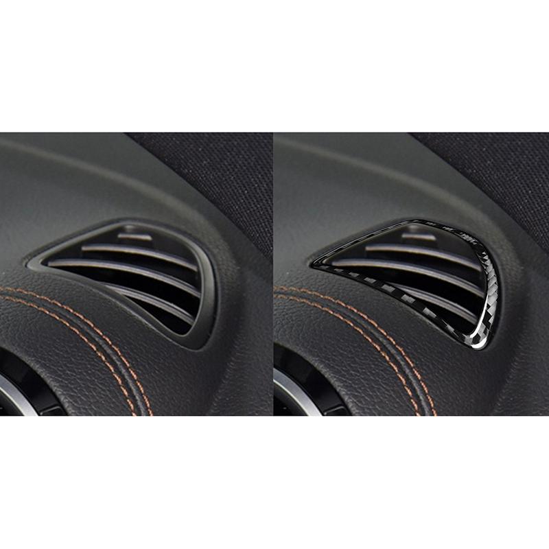 For Mercedes-Benz B GLB Class W247 X247 - Real Carbon Fiber Dashboard Air Vent Outlet Trim Car Interior