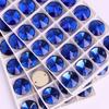High Quality Rivoli 80+ Colors Rhinestones Crystal AB Sew-on Glass Gems Clothing Flatback Sewing Stones Women Bling Bling Shine