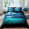 3D Ocean Waves Bedding Set Queen Size Soft Summer Sea Beach Duvet Cover Set Hawaiian Tropical Print Comforter Cover Pillowcases