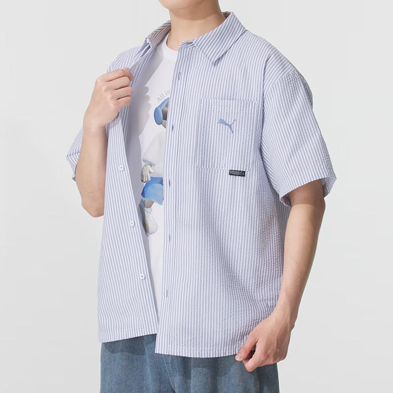 Puma Comfortable Breathable Fashion Short Sleeve Shirt Men Shirts 634794-92