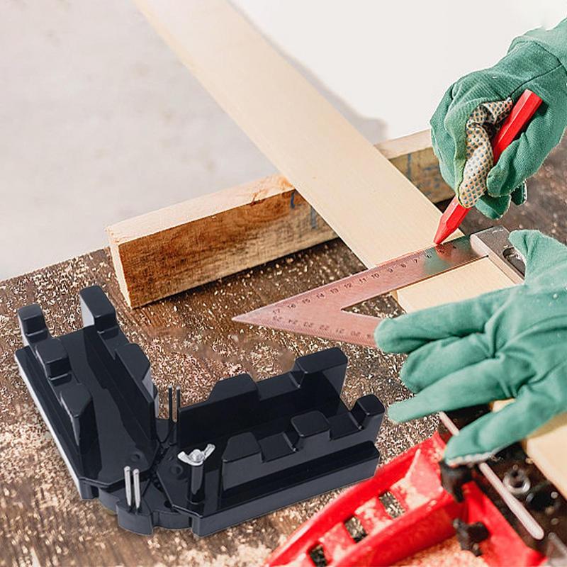 Mitre Measuring Cutting Tool 2-in-1 Bevel Gauge And Mitre Box Anti-Slip Bevel Gauge And Miter Box For Woodworking And Carpentry