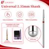 Rounded Top Cone Bit Diamond Nail Drill Bit Set 10PCS Nail Milling Cutters for Cuticle Cleaning Nail Edge Shaping Nail Prep Filing Nail File Bit Sets