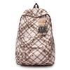 Schoolbag wholesale high school student campus backpack female ins wind small fresh plaid load reduction spine bag commuter backpack