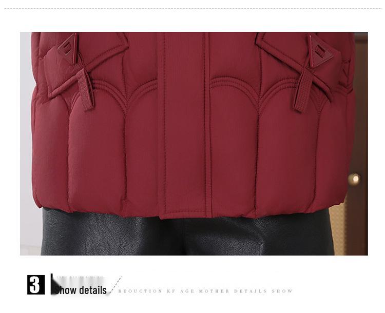 Women's Versatile Hooded Thickened Cotton Coat - Trendy 2025 Winter Fashion