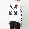 Off-White Monalisa Hoodie White Men Tops OMBB037R21FLE0010110