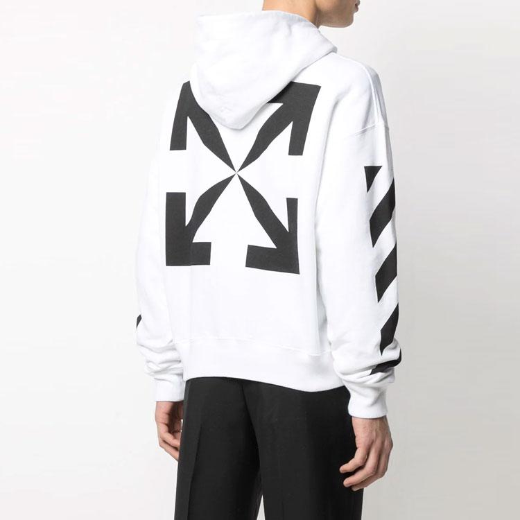 Off-White Monalisa Hoodie White Men Tops OMBB037R21FLE0010110