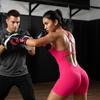 Women Yoga Jumpsuit Bodysuit Muay Thai Boxing Pilates Exercise Training Fitness Workout Sportwear Set Gym Quick Dry