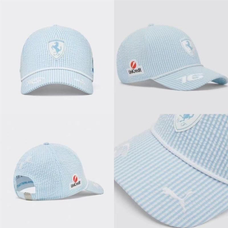 Charles Leclerc 16 F1 Ferrari Racing Hat Baseball Caps Sun Hats Embroidered Hats For Ferrari F430 Stradale 458 488 599 612 F12