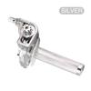 ZSDTRP CNC Aluminum Motorcycle 22mm Throttle Grips Settle Twist Gas Throttle Handle For Kawasaki Yamaha Dirt Pit Bike Universal