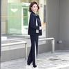 2024 Fashionable Spring & Autumn Tracksuit: Stylish Two-Piece Casual Set for Middle-Aged Moms