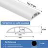 1PC 1M Floor Cord Cover Extension Wiring Duct Protector Power Cable Protector Covers Practical Wire Organizer Cord Protector