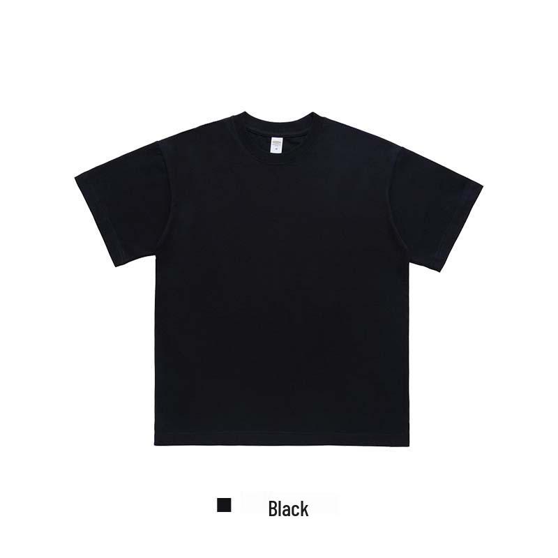 300G Oversized Heavyweight US Crew Neck Short Sleeve Pure Cotton T-Shirt