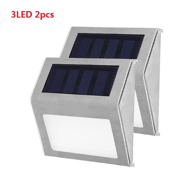 1-4pcs LEDs Solar Light Motion Sensor Outdoor Garden Light Decoration Fence Stair Pathway Yard Security Solar LED Lamp Lighting