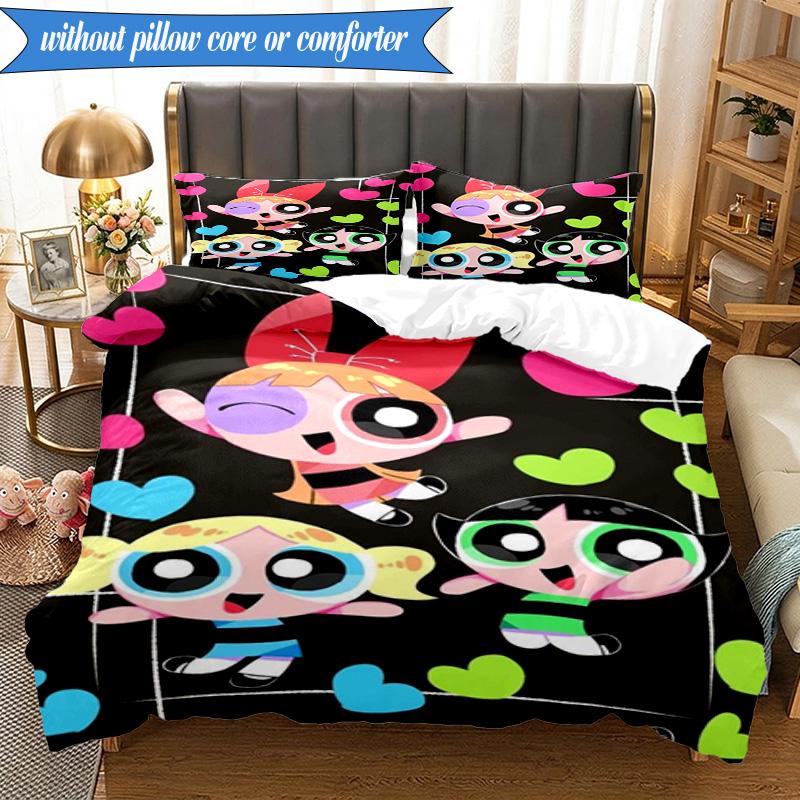 Power police  Adventure 3pcs K-pop music group Bedding set,Ideal for Bedroom, Dormitory,Including Duvet Cover And 2pcs Pillowcases,Fan gifts
