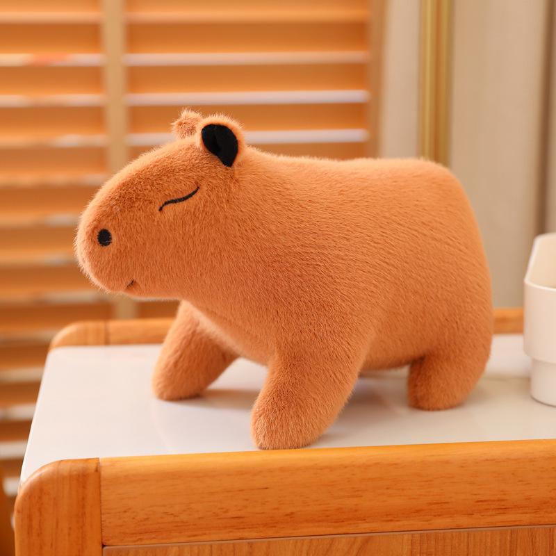 Cute Capybara Plush Toy - Kawaii Stuffed Animal Doll