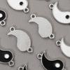 DIY Tai Chi Small Pendant Retro Simple Metal Charms Necklace Bracelet Making Pendants Alloy Jewelry Accessories Ornaments Parts