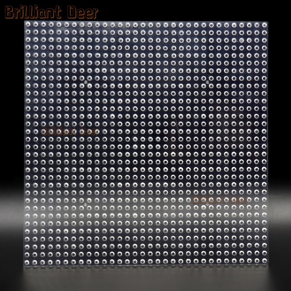 

Прозрачная базовая пластина 32x32, одинарная двухсторонняя, небольшие строительные блоки, классические строительные пластины для самостоятельного изготовления, игрушки для детей