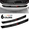 Car Door Threshold Carbon Fiber Scuff Plate Sticker Trunk Accessories For Dodge Durango Caliber Challenger SXT SRT Magnum Spirit U777