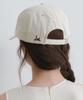 Hallen Stitch Logo Lettering Ball Cap (C082_Ivory)
