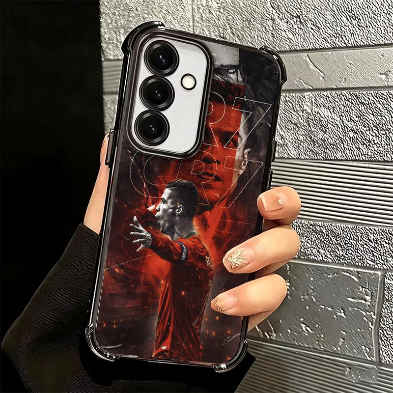 Fußballstar R-Ronaldo C-CR7 Weiche Handyhülle für Samsung A17 A27 A07 A37 A57 A16 A56 A15 A55 A14 A54 A13 A53 A26 A36 A25 A35 A2