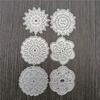 6pcs/set Metal Cutting Dies  Stitch Flower Lace Round Scrapbooking Paper Craft Knife Mould Blade